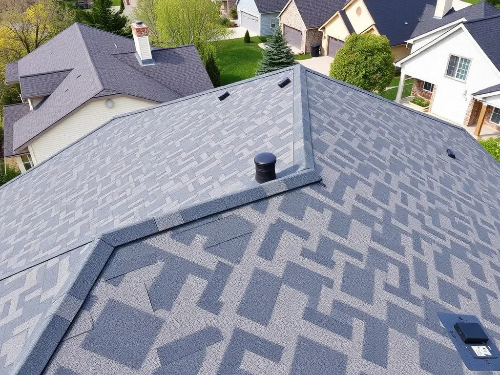 Completed roof inspection project